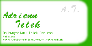 adrienn telek business card